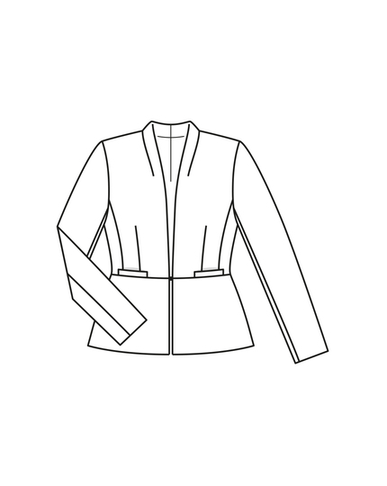 burda Schnittmuster Damen moderner Blazer 12/2021 #110A Gr. 36-44