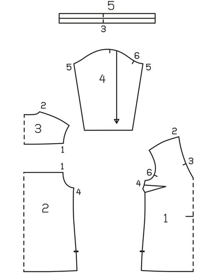 burda Schnittmuster Damen Tunika 03/2023 #413 Gr. 46-60