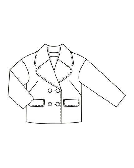 burda Schnittmuster Damen Cabanjacke 10/2023 #113 Gr. 36-48