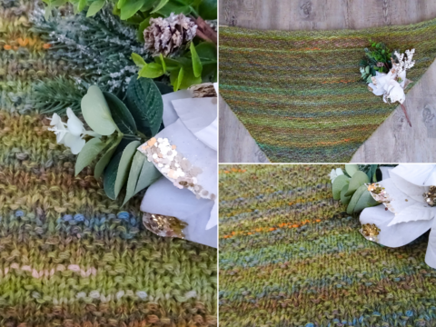 Dreiecktuch Beate stricken / Strickanleitung