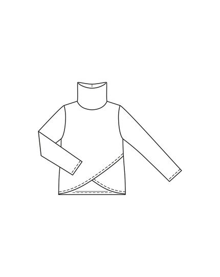 burda Schnittmuster Damen Rollkragenpullover 05/2023 1C Gr. 34-44