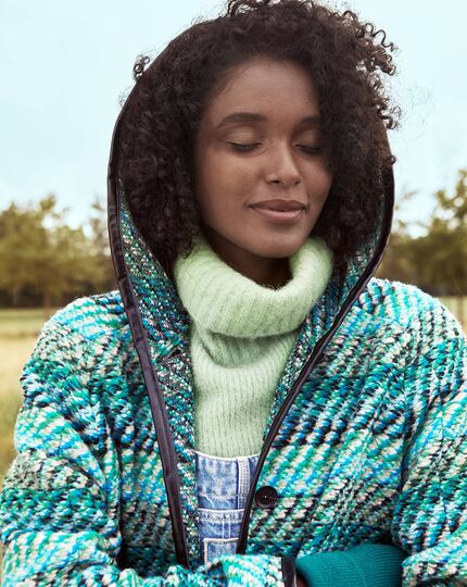 burda Schnittmuster Damen lässige Kapuzenjacke 12/2023 #125