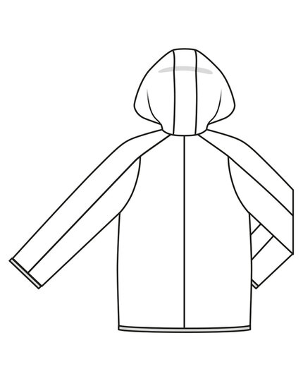 burda Schnittmuster Damen lässige Kapuzenjacke 12/2023 #125