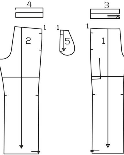 burda Schnittmuster Damen Marlenehose mit Taschen 01/24 #5B Gr. 34-44