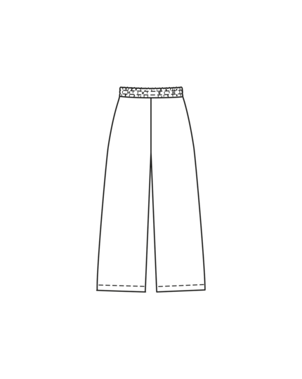 burda Schnittmuster Damen Marlenehose mit Taschen 01/24 #5B Gr. 34-44