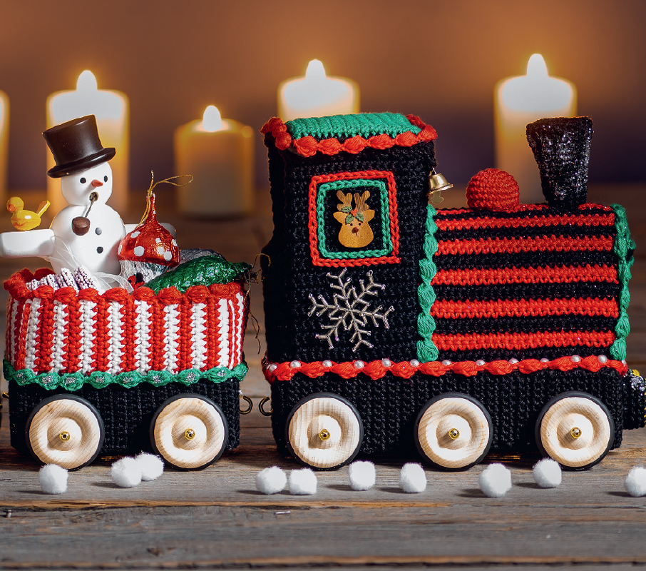 Weihnachtszug Lokomotive