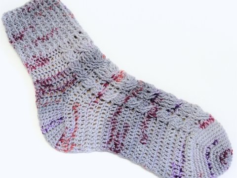 Socken Häkeln mit zusätzlichem Lehrgang