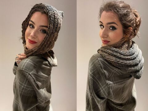 Häkelanleitung Kuschelkapuze "ENGELSSTIMME"