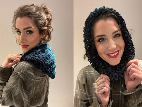 Häkelanleitung Kuschelkapuze "WINTERMORGEN"