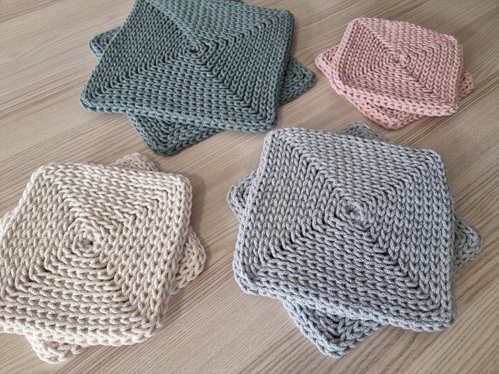 "QuadratZauber" Platzdeckchen / Untersetzer häkeln PDF-Anleitung