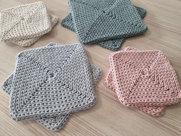 "QuadratZauber" Platzdeckchen / Untersetzer häkeln PDF-Anleitung