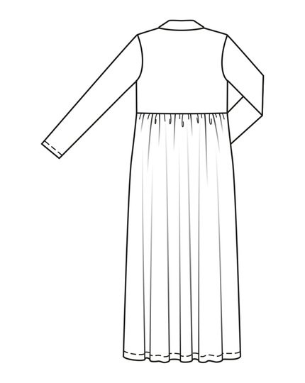 Maxikleid  mit langen ärmeln 02/2023 #4C