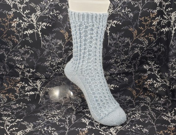 Strickanleitung Mustersocke "Chain"