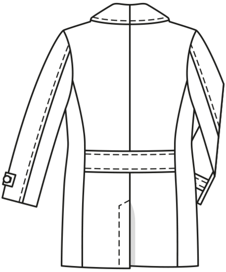 burda Schnittmuster Herren Cabanjacke 10/2018 #128 Gr. 48-58