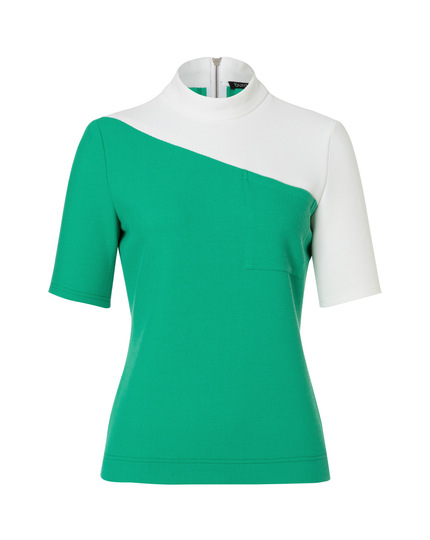 burda Schnittmuster Damen-T-Shirt mit Stehkragen 03/24 #116 Gr. 34-44