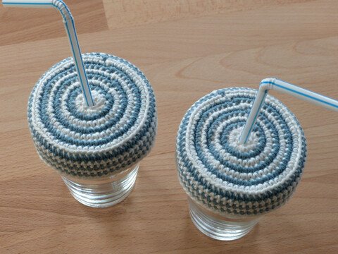 Häkelanleitung für praktische Glashauben Glasdeckel alle Größen