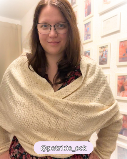 Häkelanleitung für einen Ärmelschal |  5 Größen: XS- 4XL