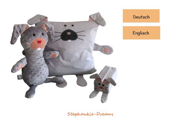 Cuddle Set Animals Bunny