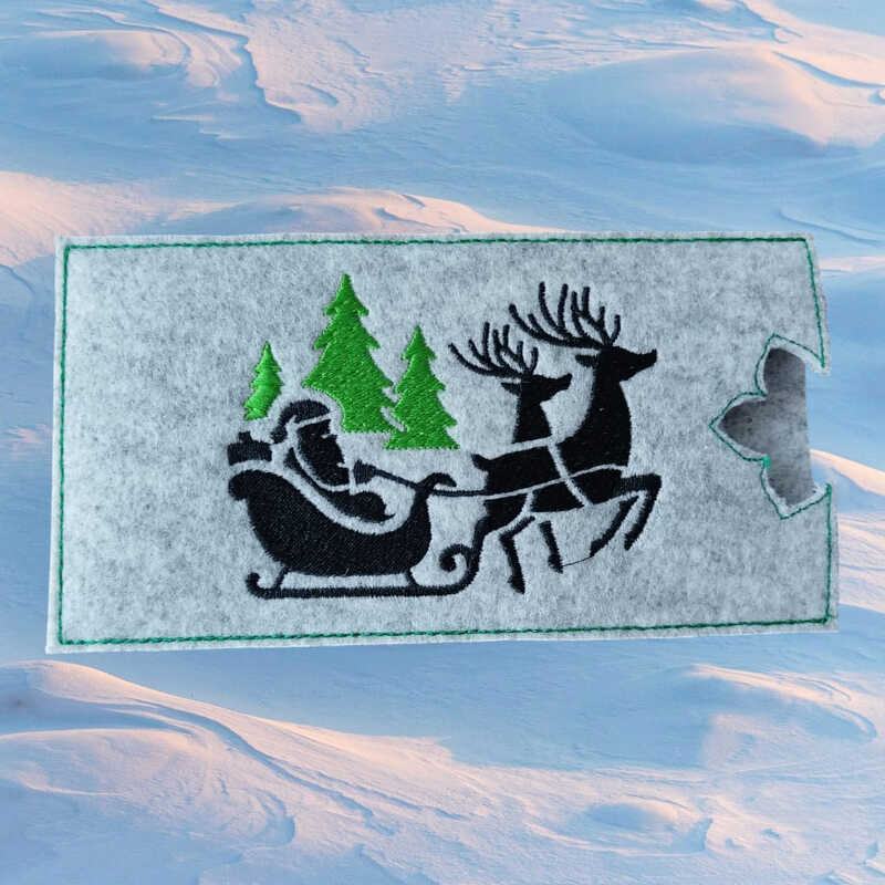 Stickdatei - Weihnachtsschlitten - Weihnachten - Schlitten