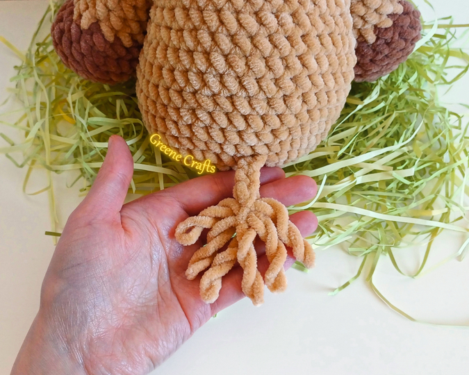 Cinnamon, the Highland Cow - Low Sew Cow Toy Crochet Pattern