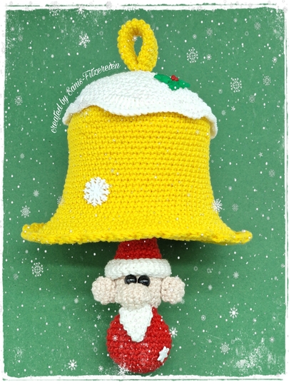 Häkelanleitung Weihnachtsglöckchen