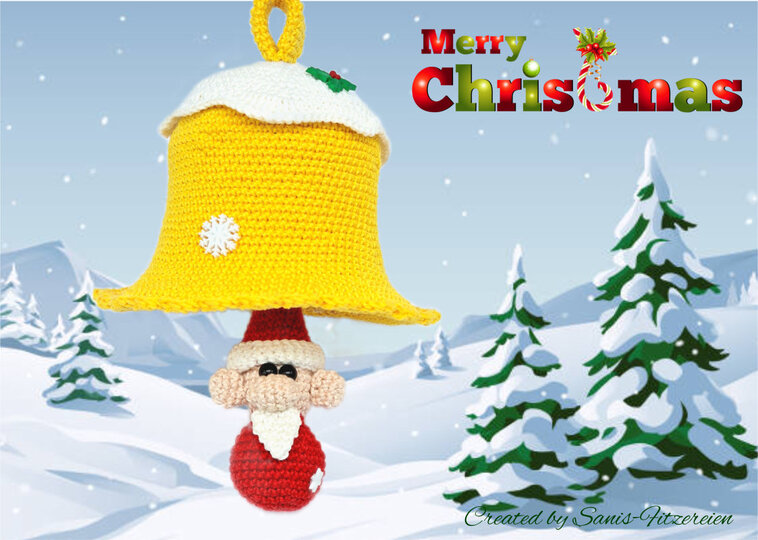 Häkelanleitung Weihnachtsglöckchen