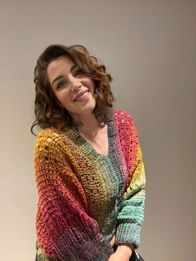 Häkelanleitung Fledermauspulli "COLOR DANCE"