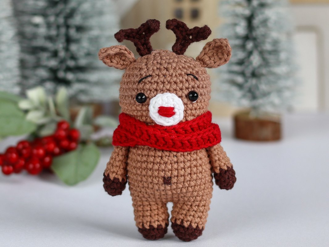 Häkelanleitung Kleines Rentier