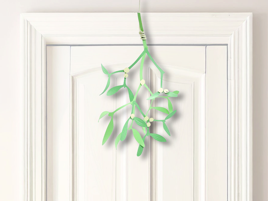 DIY Mistelzweig Plotterdatei - Deko für Weihnachten - svg dxf png PDF - Bild 3