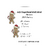 Jolly Gingerbread Brick Stitch Pattern