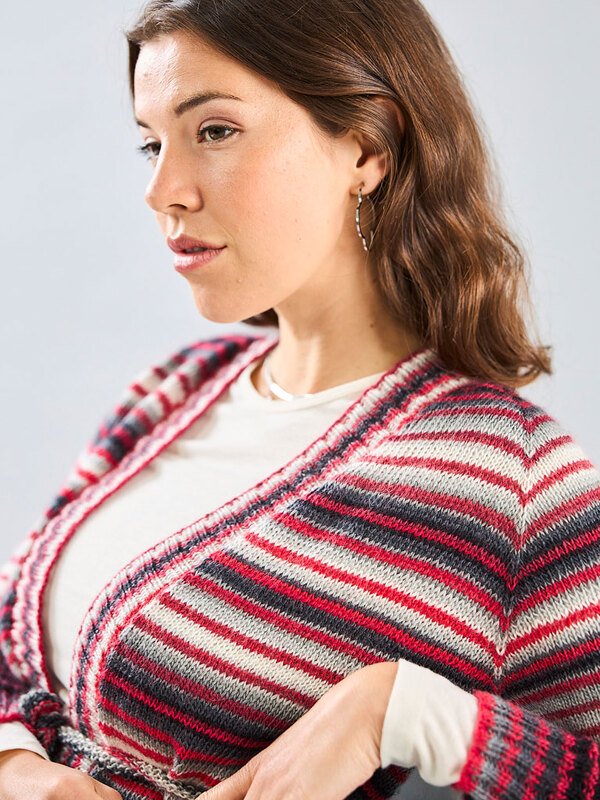 NAHTLOS-JACKE RED & GREY - Bild 3