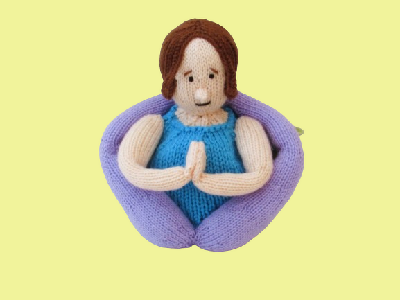 TeaCosyFolk's Yoga Teacher Tea Cosy Knitting Pattern