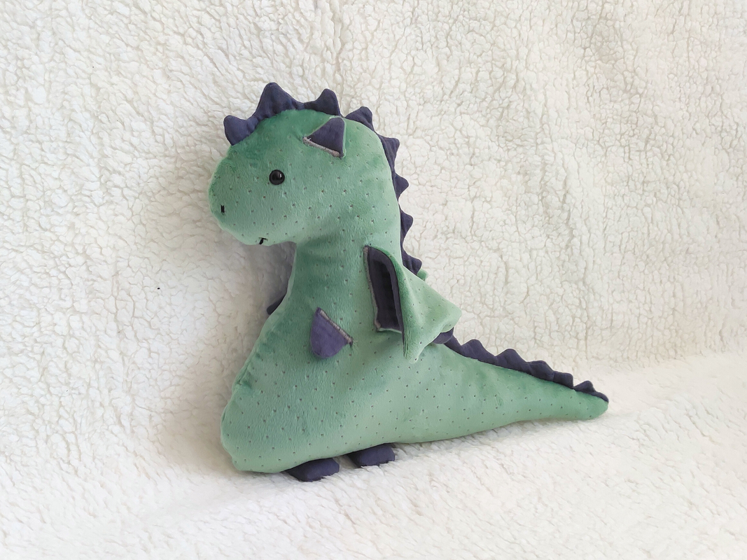 Schnittmuster Kuscheltier Drache