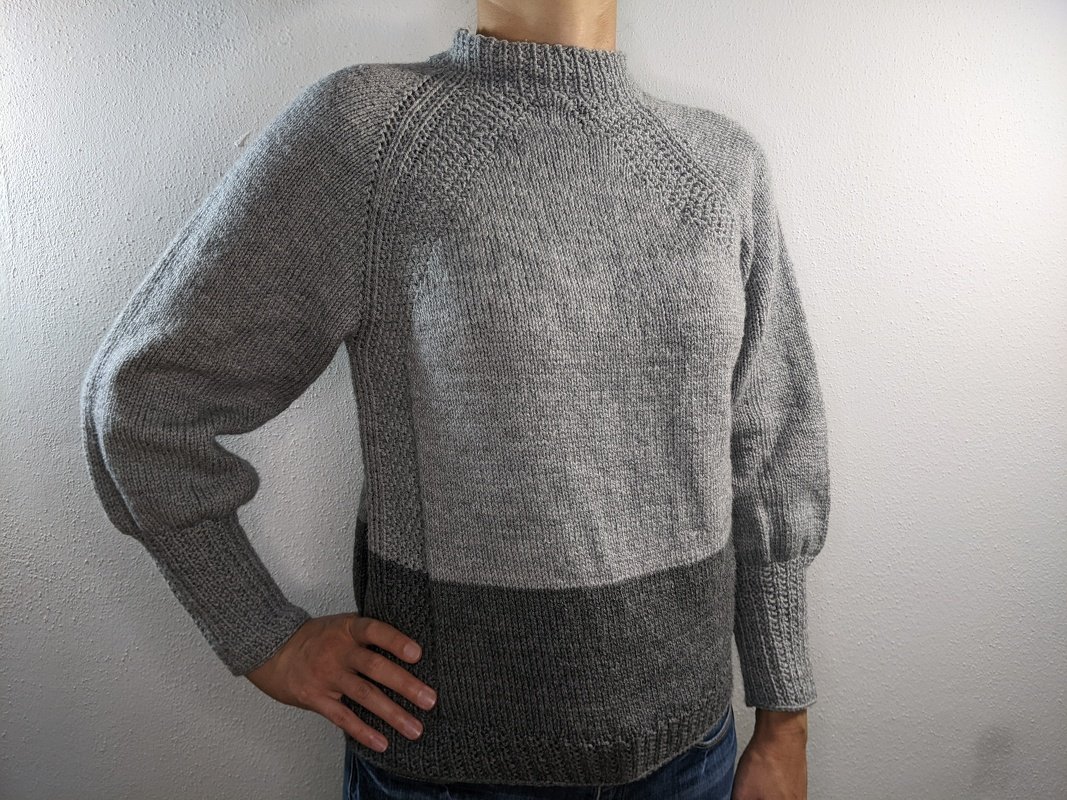 Strickanleitung Turtleneck Pullover