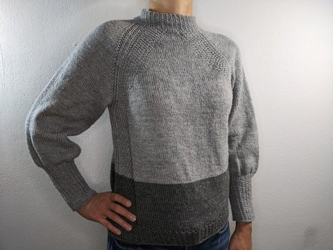 Strickanleitung Turtleneck Pullover