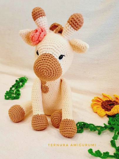 Juliet die Giraffe Häkelanleitung