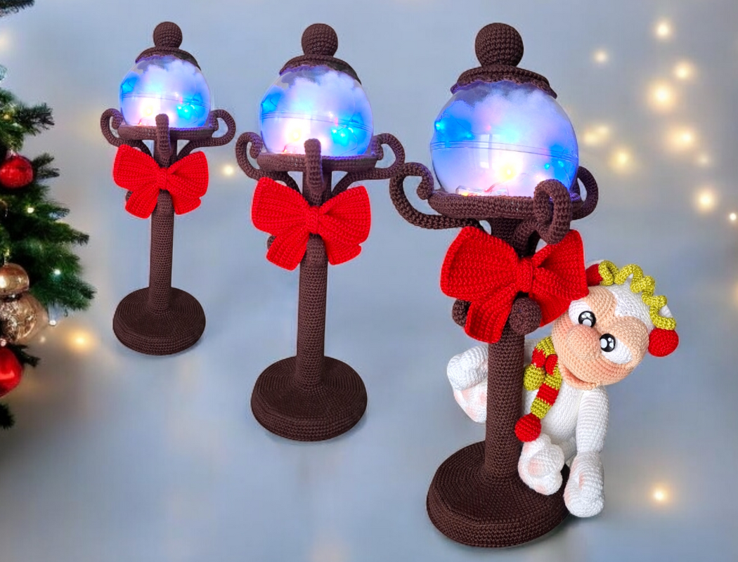 Häkelanleitung Weihnachtslaterne und Henry im Sparset - Bild 3