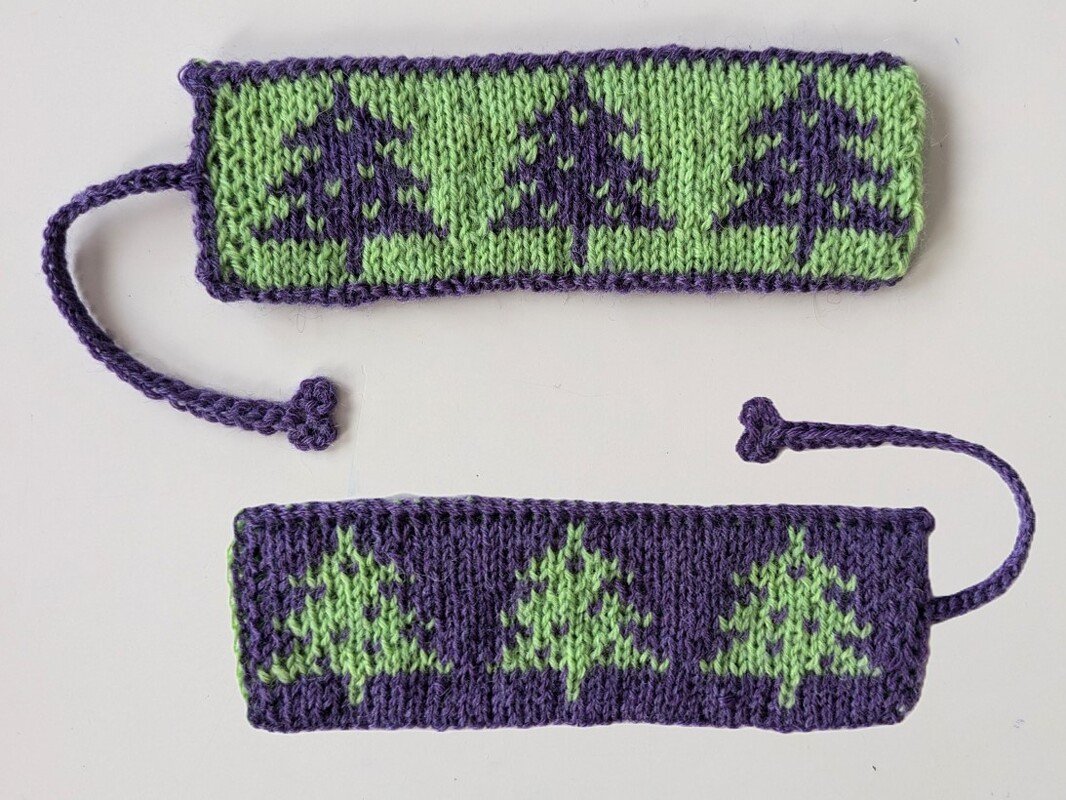 Set Bücherliebe II - Lesezeichen - Doubleface Strickanleitung - Bild 5