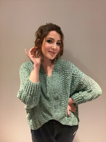 Häkelanleitung Fledermauspulli "BEACHWAVES"