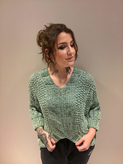 Häkelanleitung Fledermauspulli "BEACHWAVES"