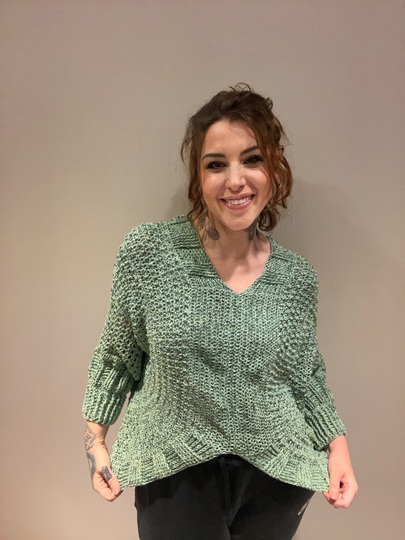 Häkelanleitung Fledermauspulli "BEACHWAVES"