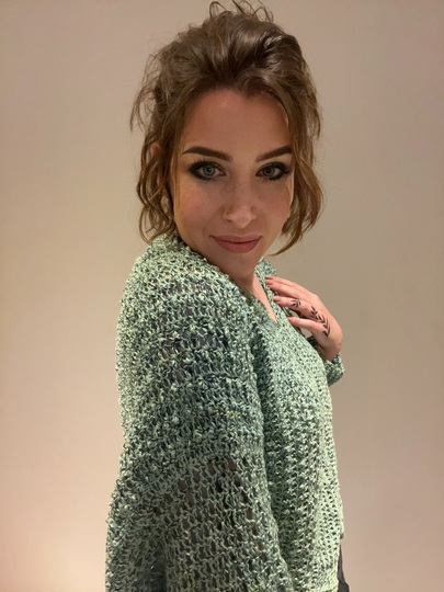 Häkelanleitung Fledermauspulli "BEACHWAVES"