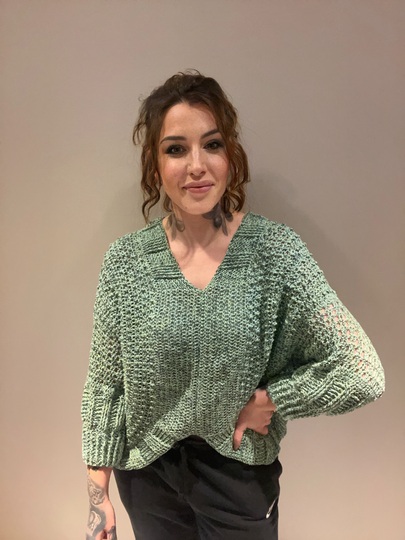 Häkelanleitung Fledermauspulli "BEACHWAVES"