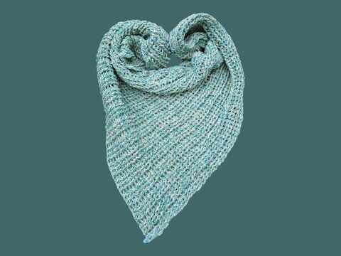 Asymmetrisches Tuch  „Straight up“