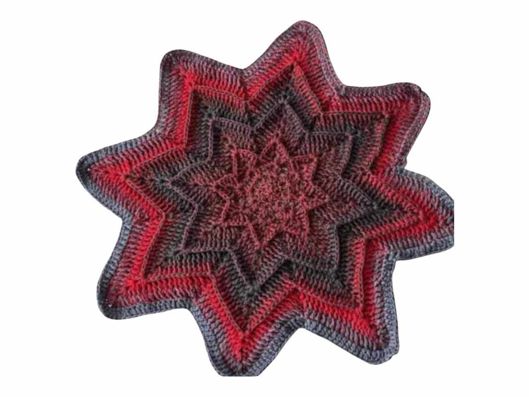 Deckchen  „ 8 Strahlen Stern – G.a.m.