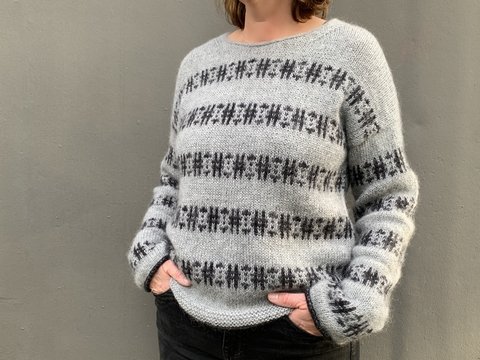 Strickanleitung Pullover Liane Größe 36 – 48