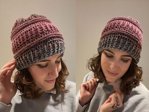 Häkelanleitung Mütze "JOY"