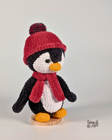 Pinguin Purzel häkeln - Häkelanleitung Anfänger Deutsch