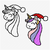 Cutting File Unicorn with Christmas Hat Winter Christmas SVG PNG DXF PDF