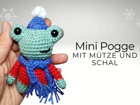 Häkelanleitung Mini Pogge der Frosch